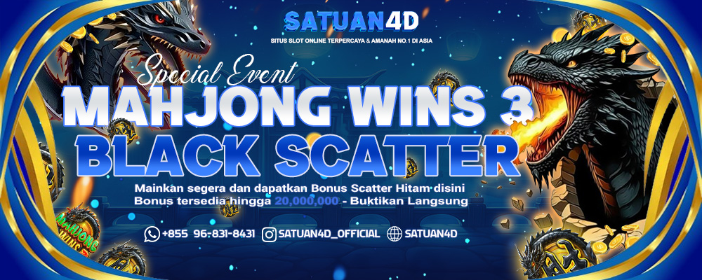 EVENT SPECIAL SATUAN4D DOUBLE BONUS SCATTER HITAM